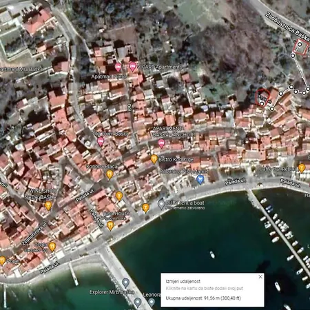 In Mit Terrasse Apartament Baška